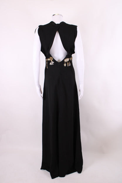 Temperley London Embroidered waist maxi dress Black M | Default Title, Black