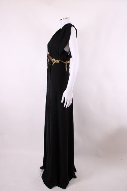 Temperley London Embroidered waist maxi dress Black M | Default Title, Black