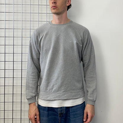 Armani Jeans Grey 90s Raglan Sweatshirt | Large, Grey