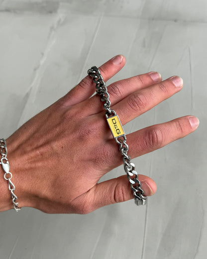 DOLCE AND GABBANA D&G SILVER CHAIN NECKLACE | O/S, Silver