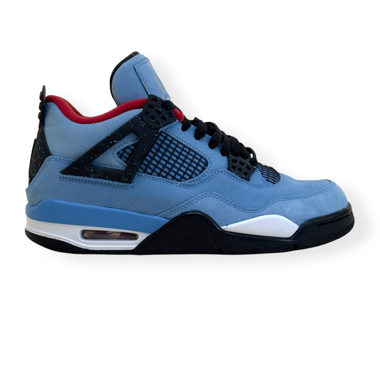 TRAVIS SCOTT AIR JORDAN 4 RETRO CACTUS JACK SNEAKER UNIVERSITY BLUE UK7 | UK 7, Blue