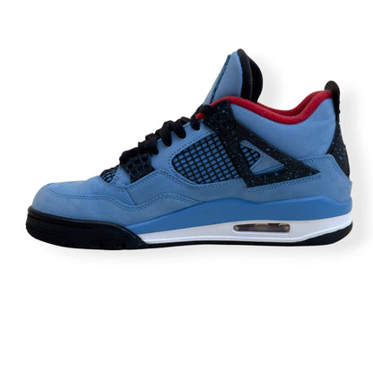 TRAVIS SCOTT AIR JORDAN 4 RETRO CACTUS JACK SNEAKER UNIVERSITY BLUE UK7 | UK 7, Blue