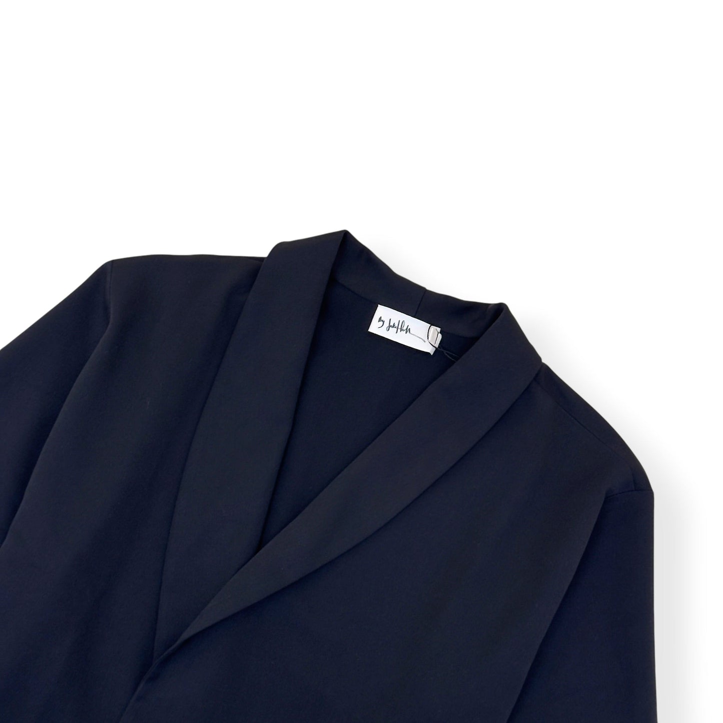 BY JAKE HALL CANA SHORT SLEEVE SHAWL SHIRT BLACK XL | XL, Black