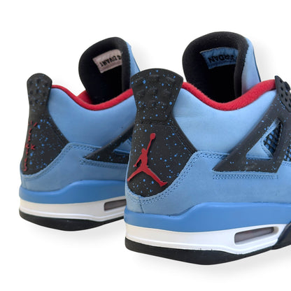 TRAVIS SCOTT AIR JORDAN 4 RETRO CACTUS JACK SNEAKER UNIVERSITY BLUE UK7 | UK 7, Blue