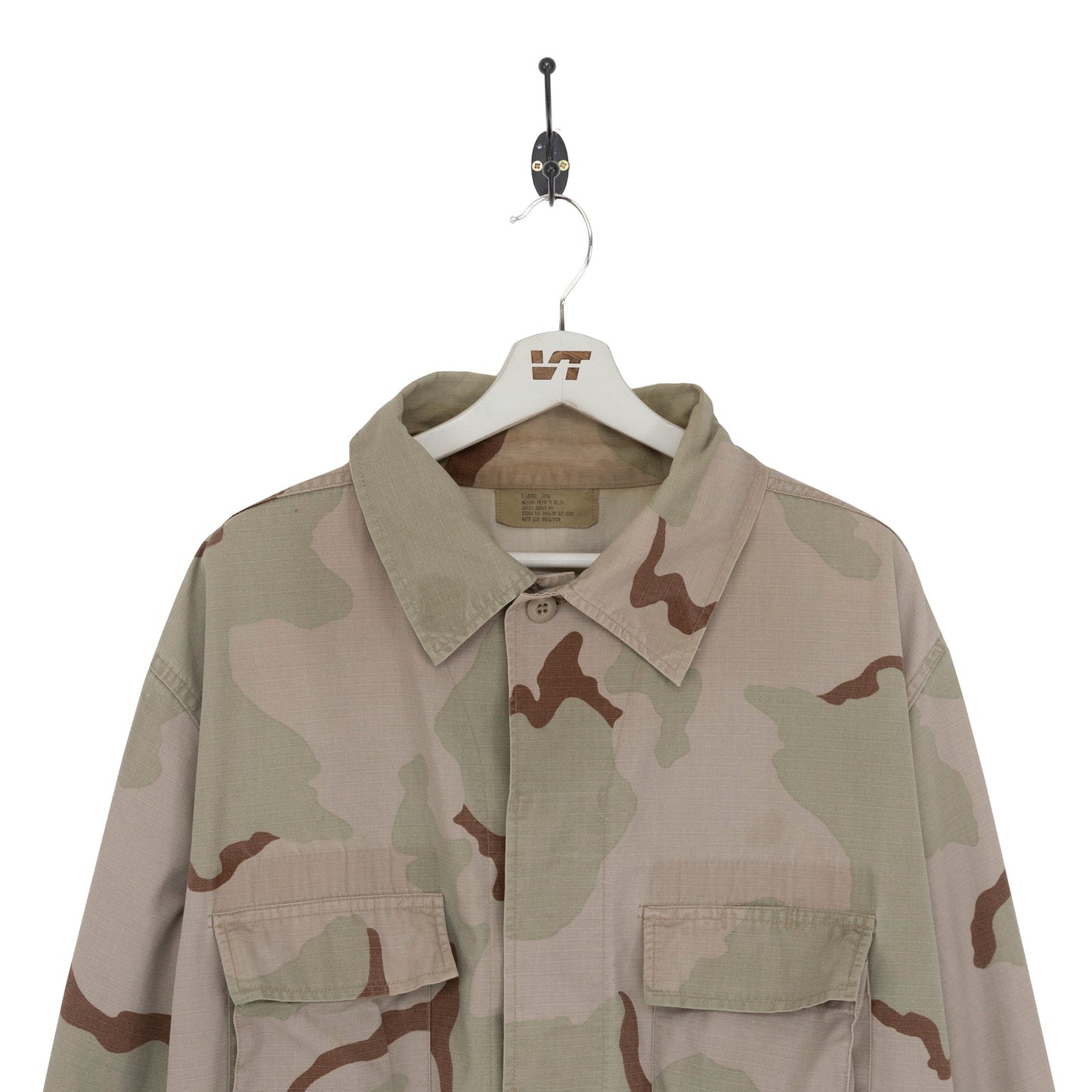 Army Camo Print Utility Shirt