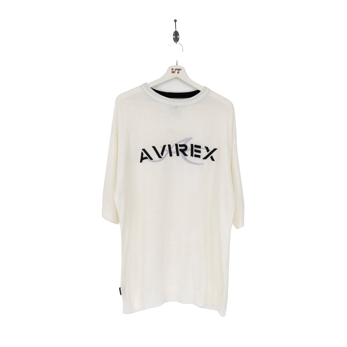 Avirex Logo Emroidered Knit Tee