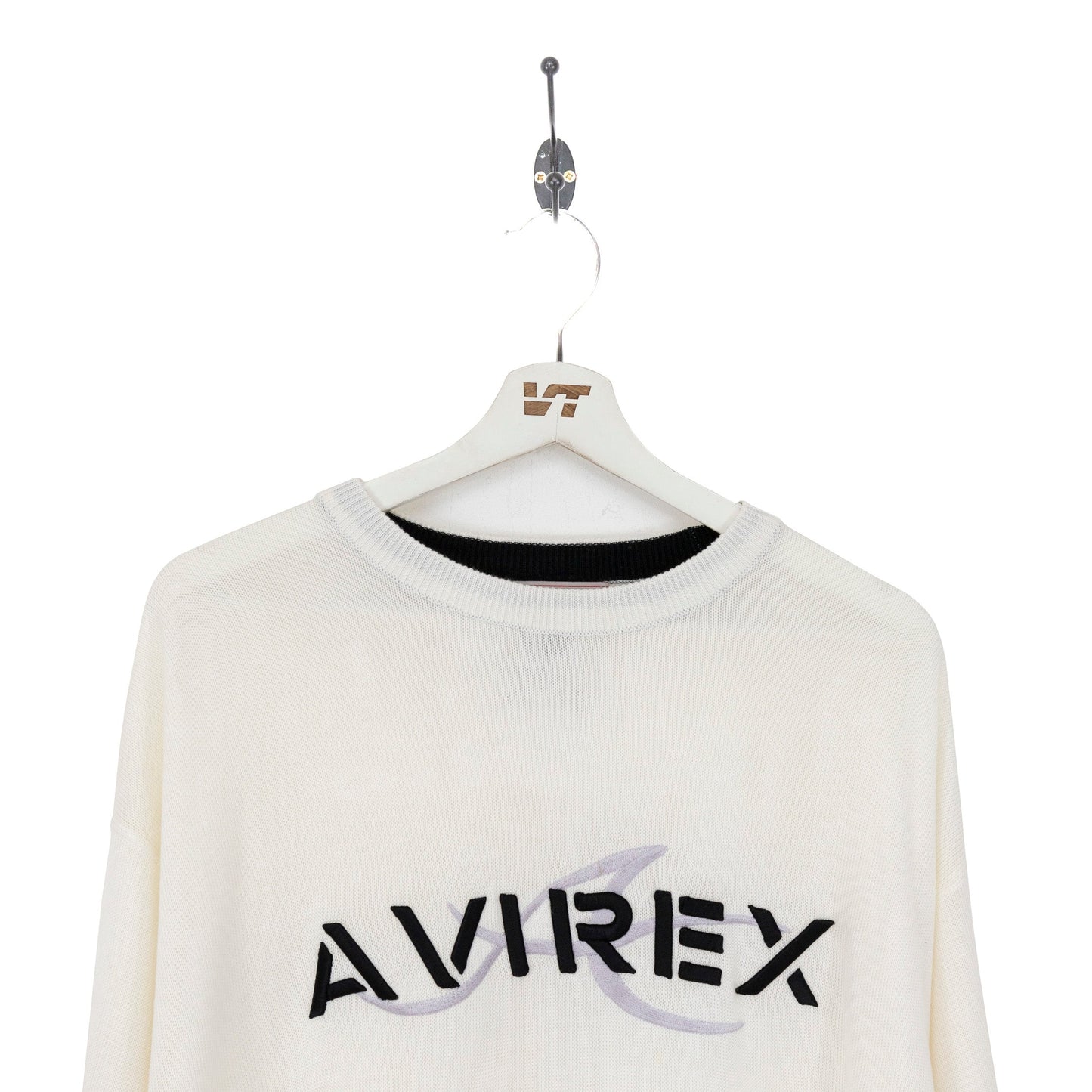 Avirex Logo Emroidered Knit Tee