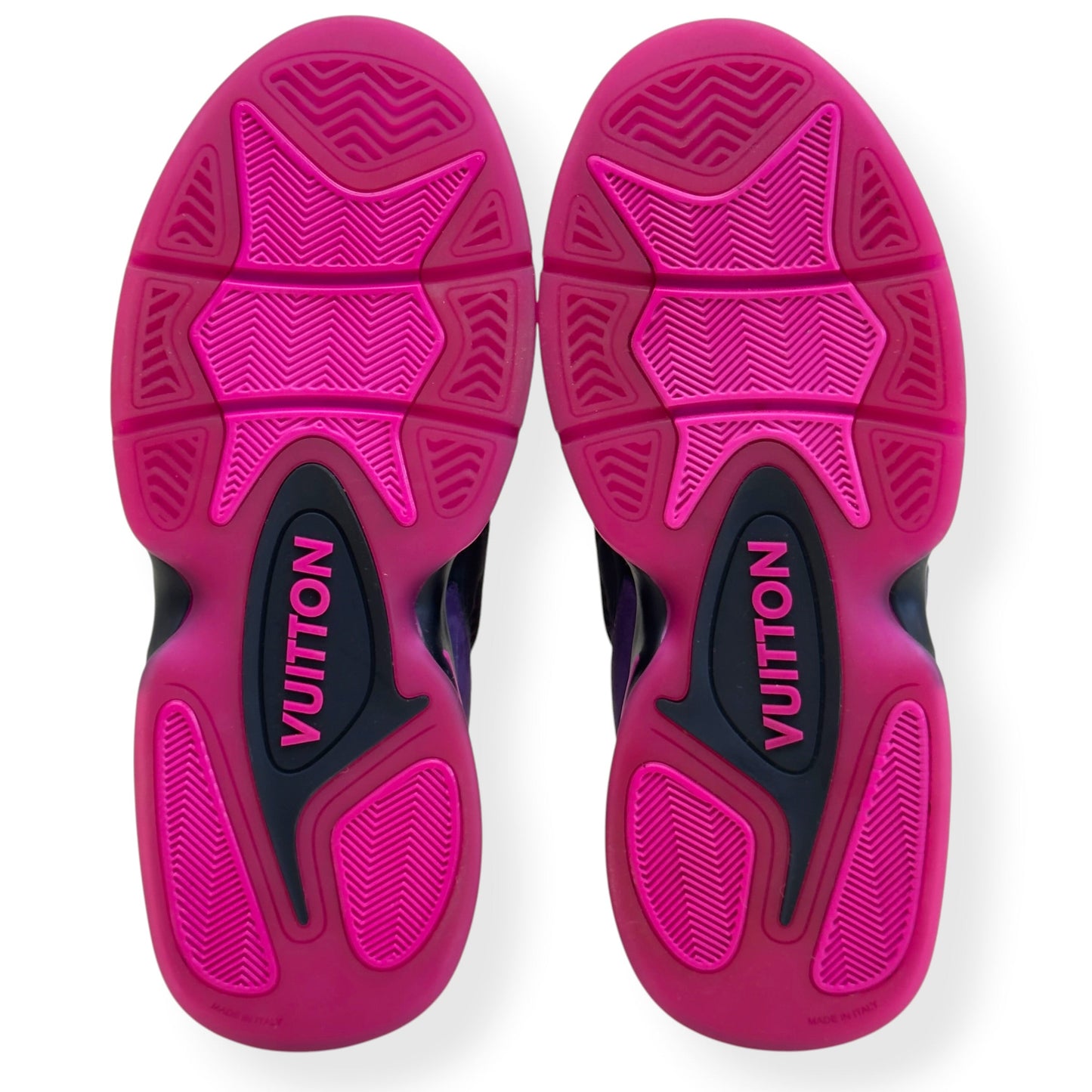 LOUIS VUITTON LV TRAINER 2 SNEAKER PURPLE / PINK UK6 | UK 6, Pink