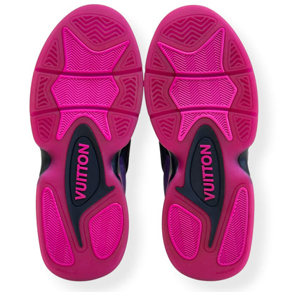 LOUIS VUITTON LV TRAINER 2 SNEAKER PURPLE / PINK UK6 | UK 6, Pink