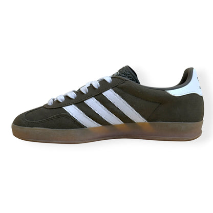 ADIDAS GAZELLE INDOOR SNEAKER OLIVE GUM UK7 | UK 7, Olive