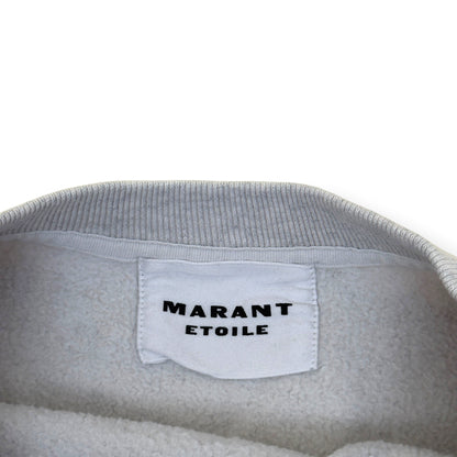 ISABEL MARANT ETOILE HOUSTON SWEATSHIRT GREY / BLACK 36 / S | Small, Black