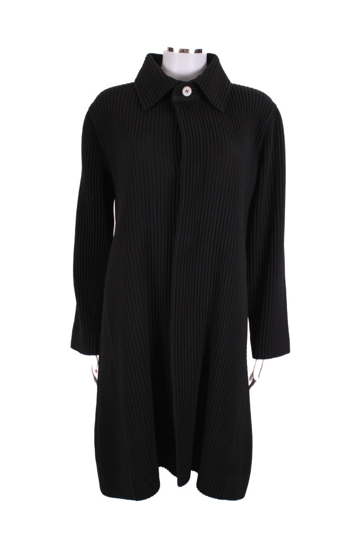 Homme Plisse Ribbed Jacket Black 1 | O/S, Black
