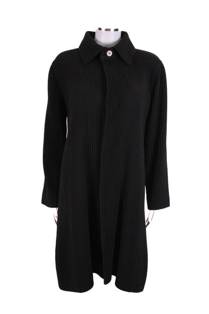 Homme Plisse Ribbed Jacket Black 1 | O/S, Black