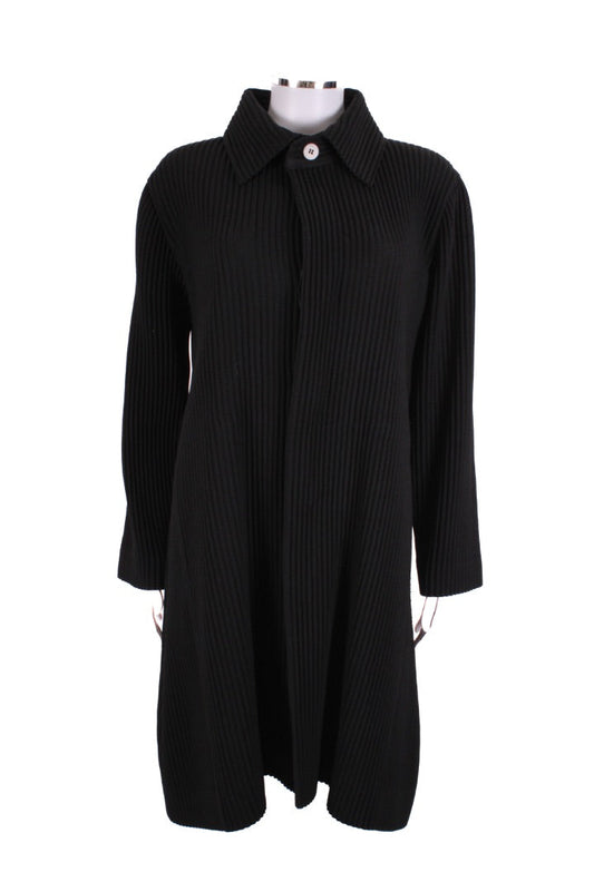 Homme Plisse Ribbed Jacket Black 1 | O/S, Black