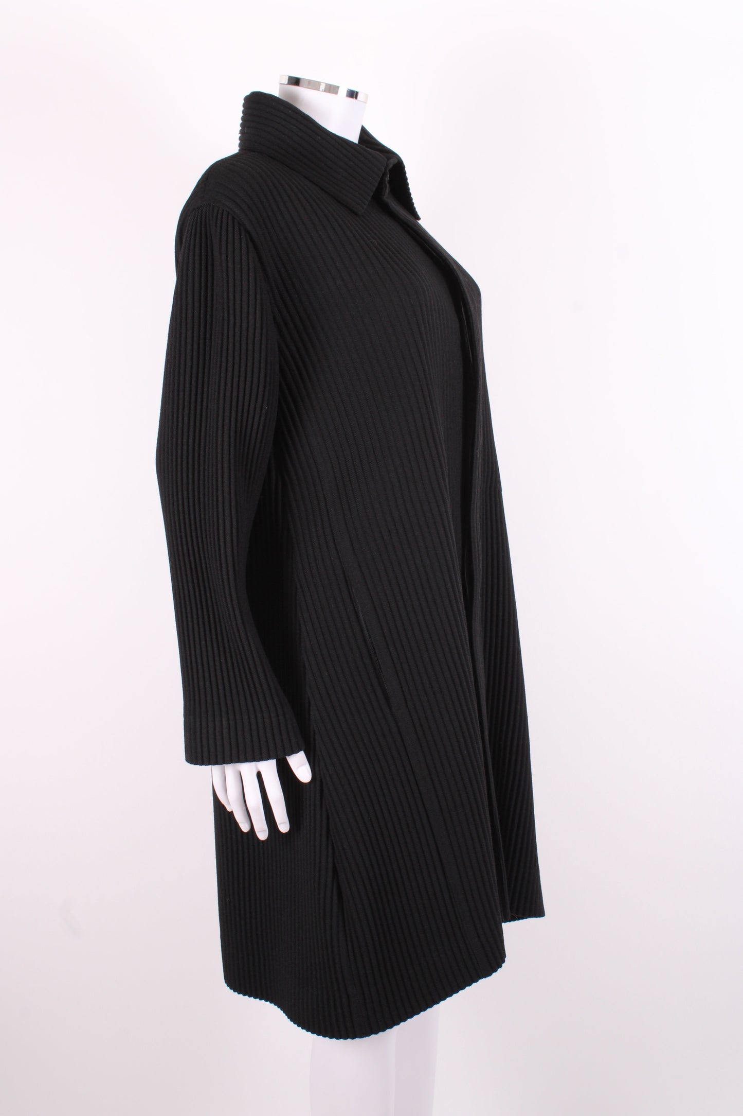 Homme Plisse Ribbed Jacket Black 1 | O/S, Black