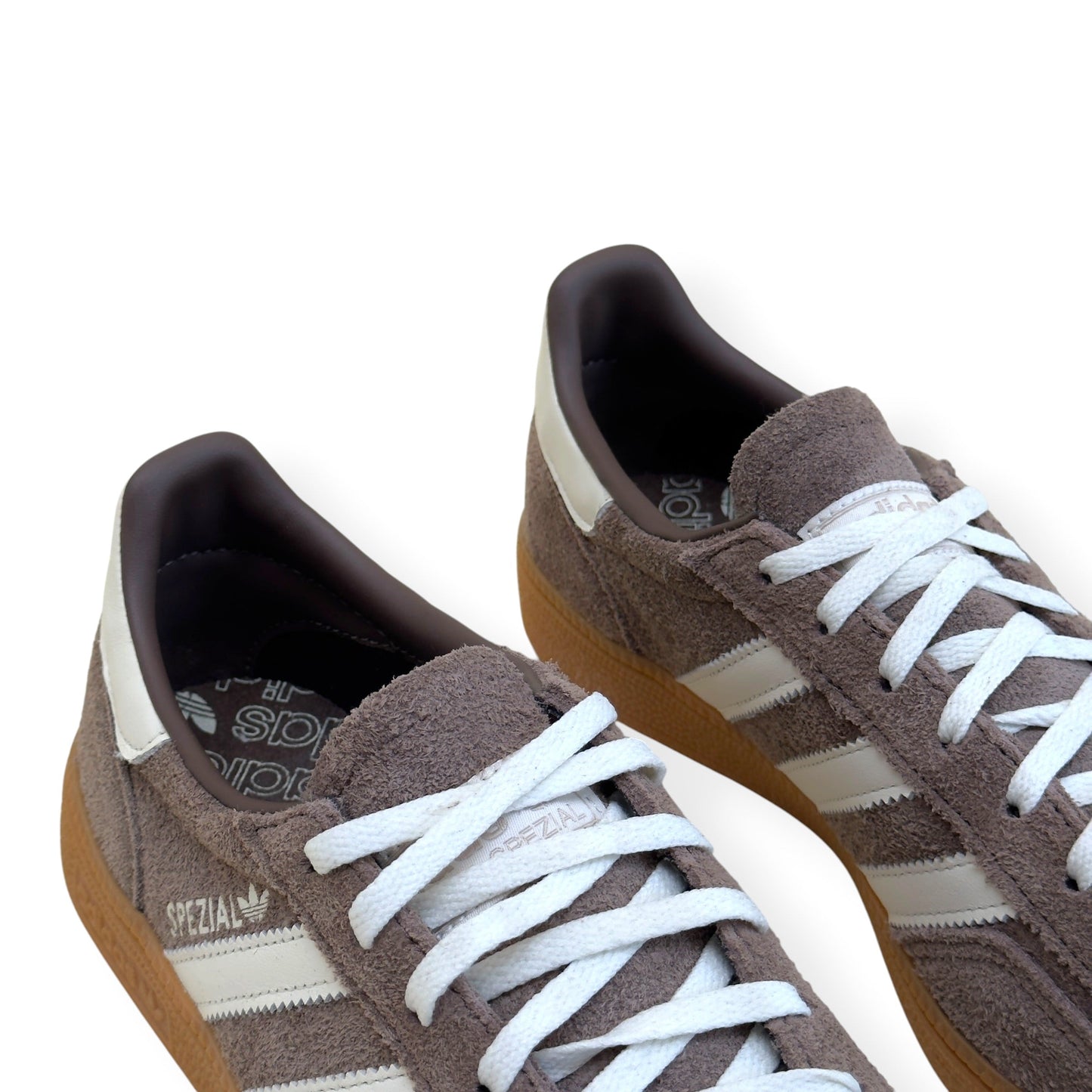 ADIDAS HANDBALL SPEZIAL TRAINERS BROWN / WHITE GUM UK7 | UK 7, Brown