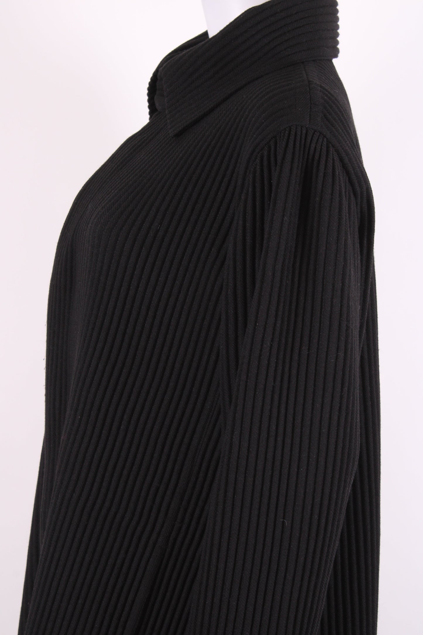 Homme Plisse Ribbed Jacket Black 1 | O/S, Black