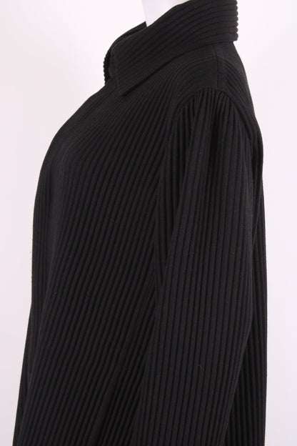Homme Plisse Ribbed Jacket Black 1 | O/S, Black