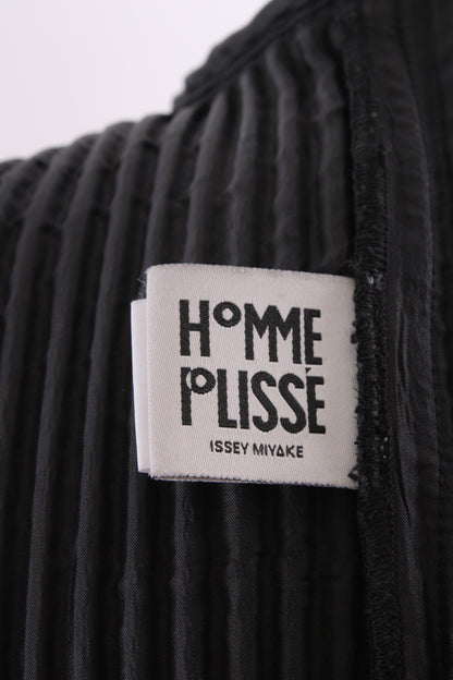 Homme Plisse Ribbed Jacket Black 1 | O/S, Black