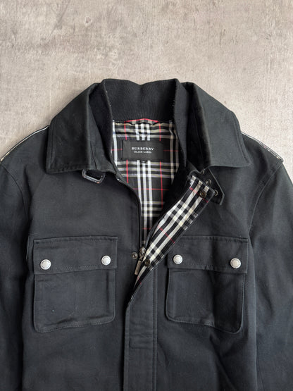 Burberry Black Label Black Cotton Parka Jacket