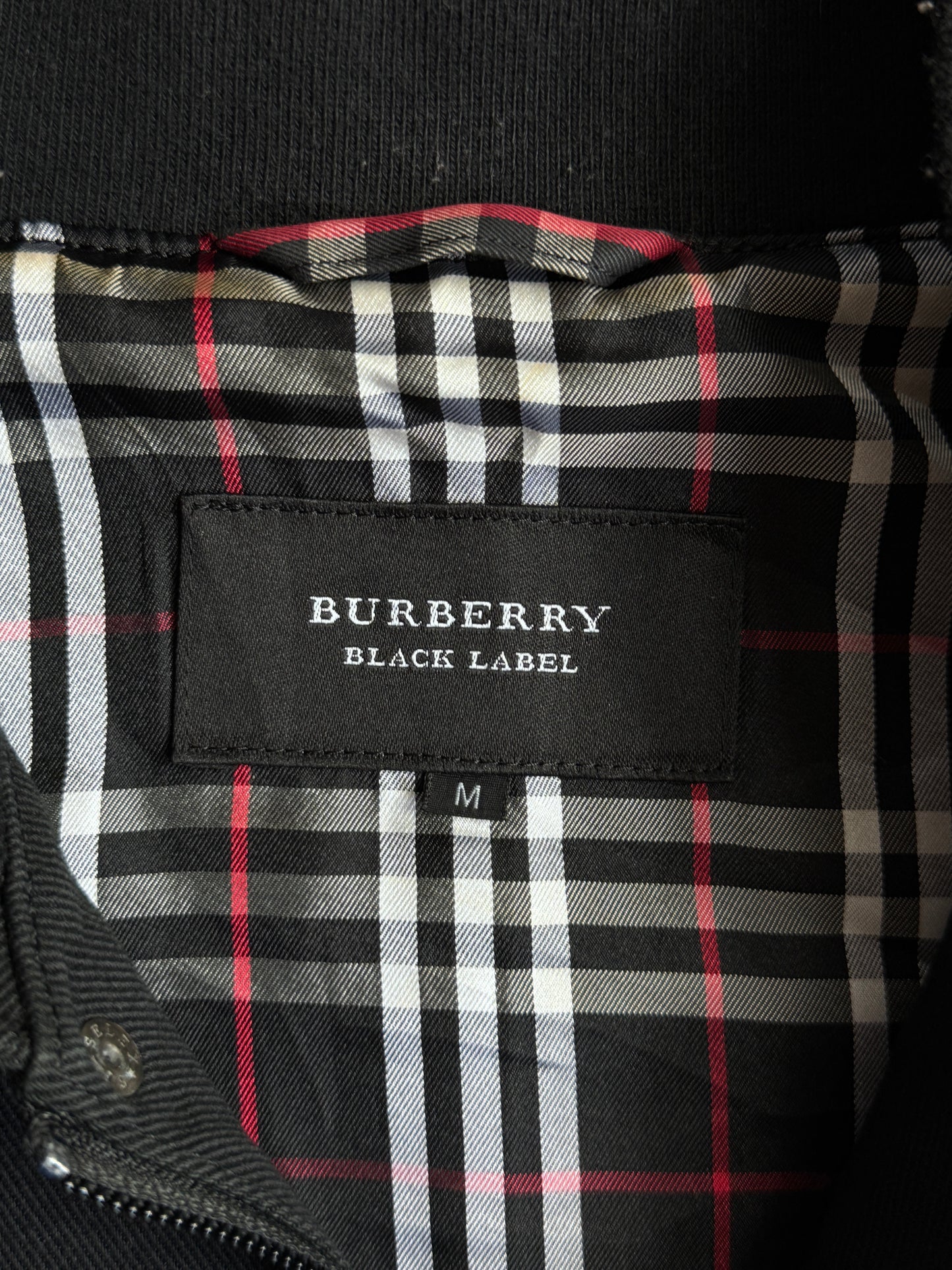 Burberry Black Label Black Cotton Parka Jacket