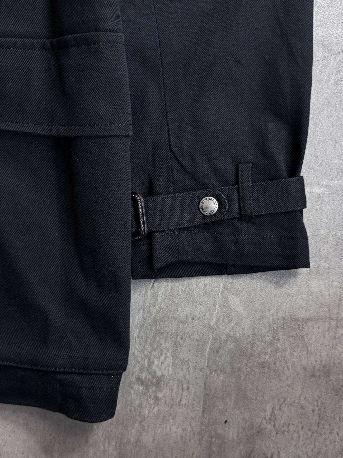 Burberry Black Label Black Cotton Parka Jacket