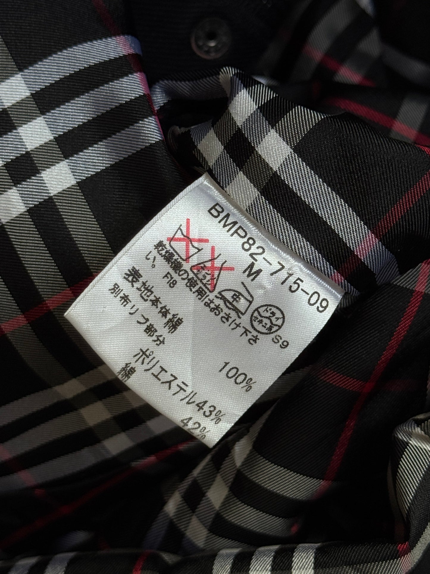 Burberry Black Label Black Cotton Parka Jacket