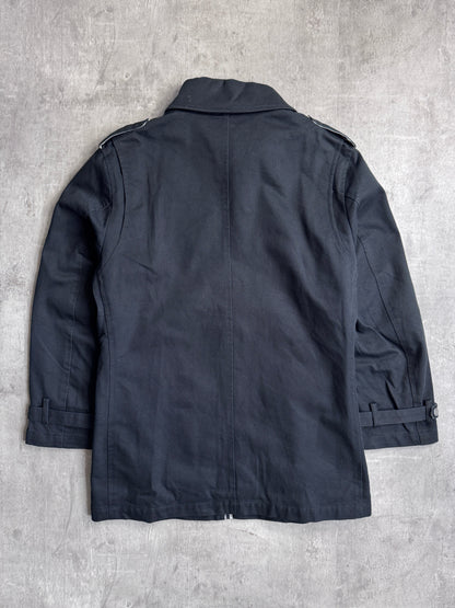 Burberry Black Label Black Cotton Parka Jacket