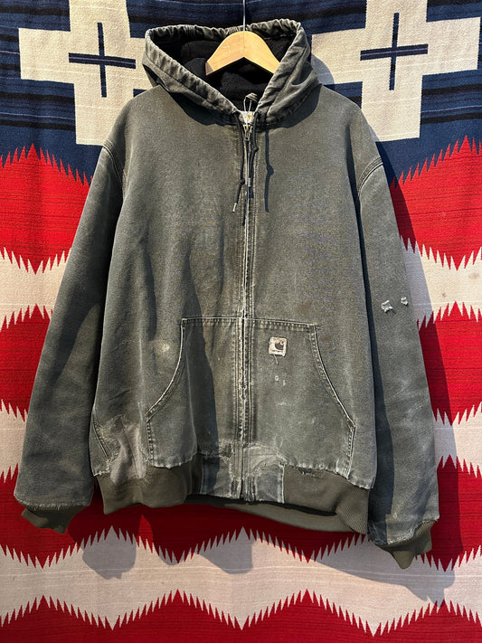 1990s Carhartt Repaired Active Jacket - XLT | Default Title, Red
