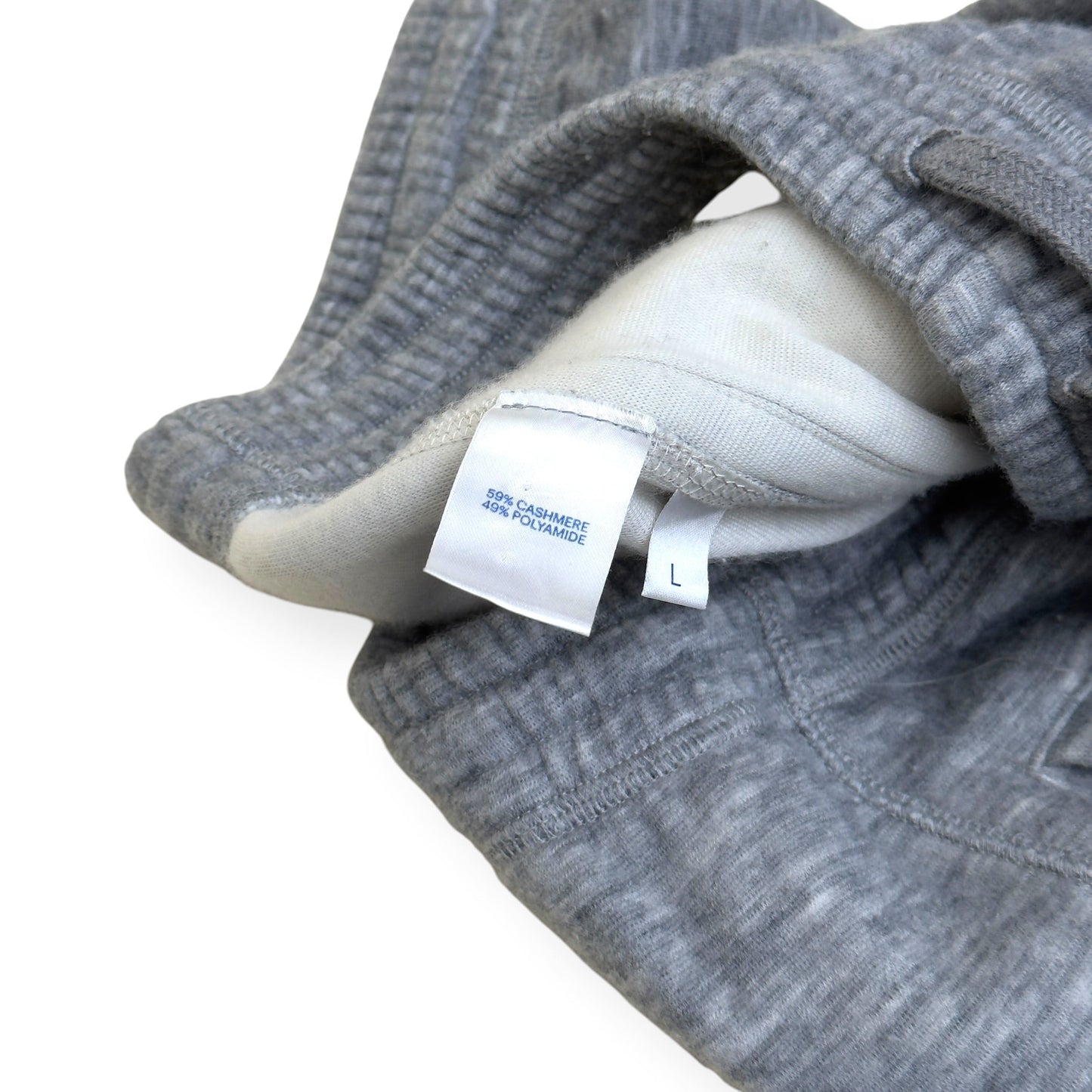 RAEY CASHMERE BLEND JOGGERS GREY L | Large, Grey