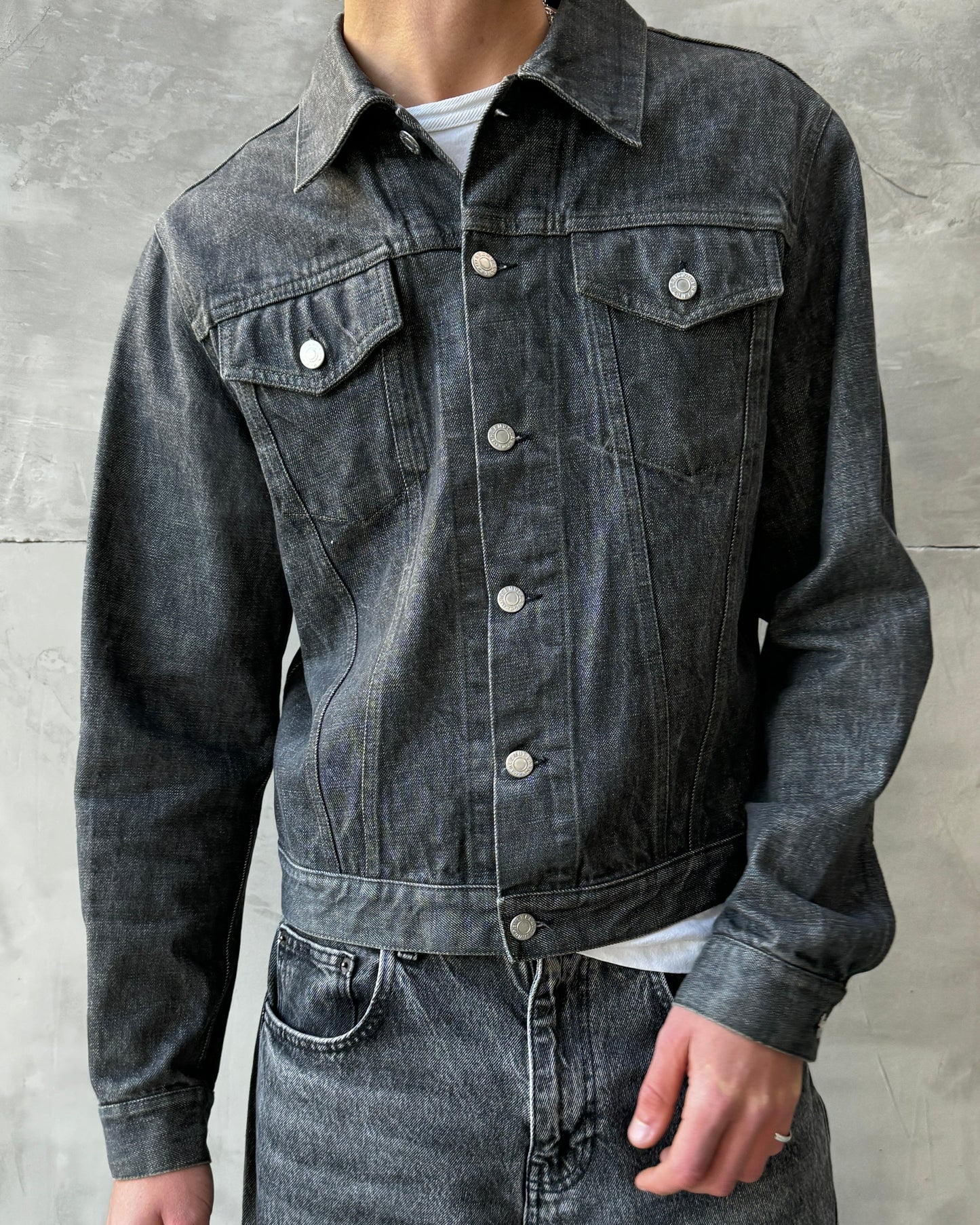 HELMUT LANG 1998 DENIM JACKET - M | Medium, Blue