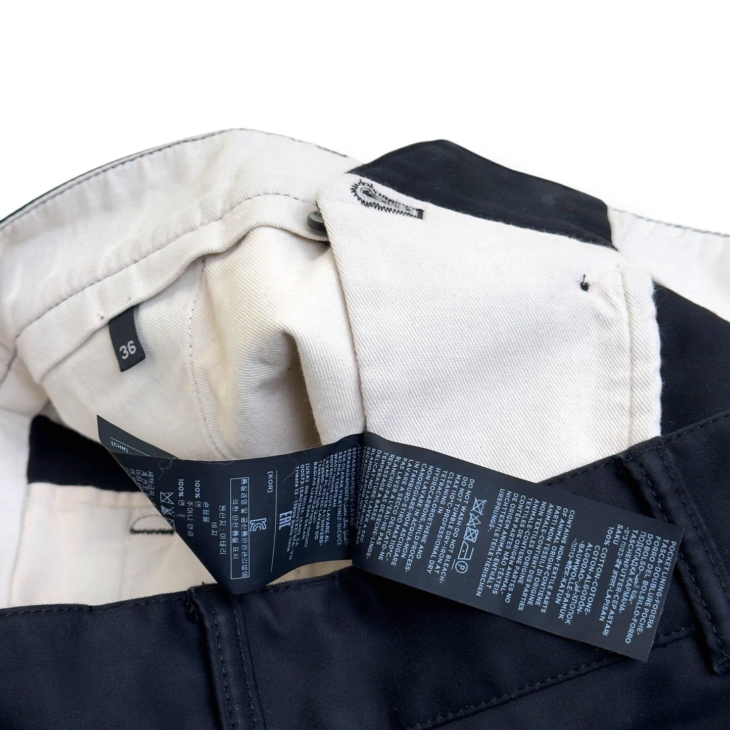 TOM FORD CHINO TROUSERS BLACK 36 / XL | XL, Black