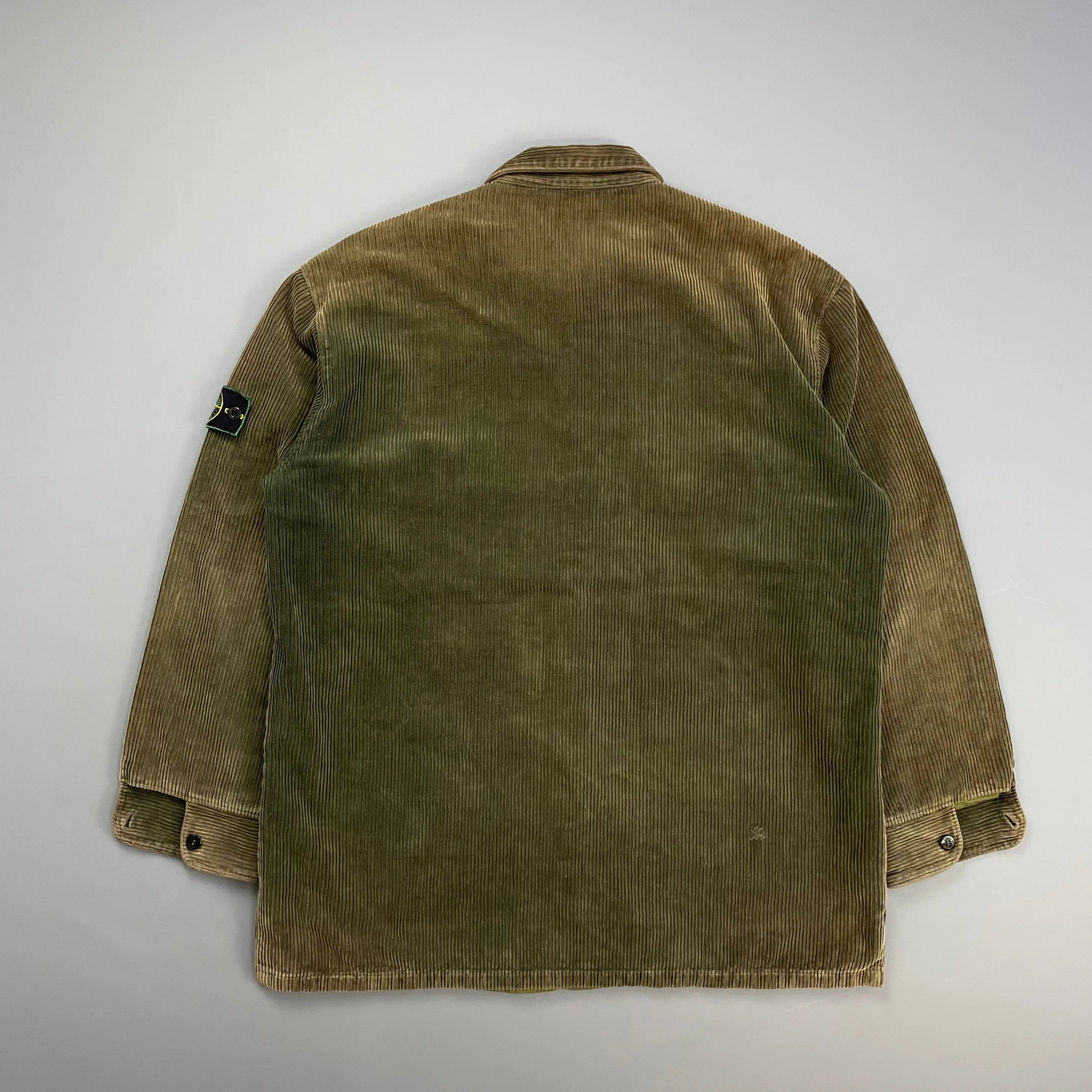 Stone Island Brown AW95 Jumbo Cord Corduroy Green Edge Badge