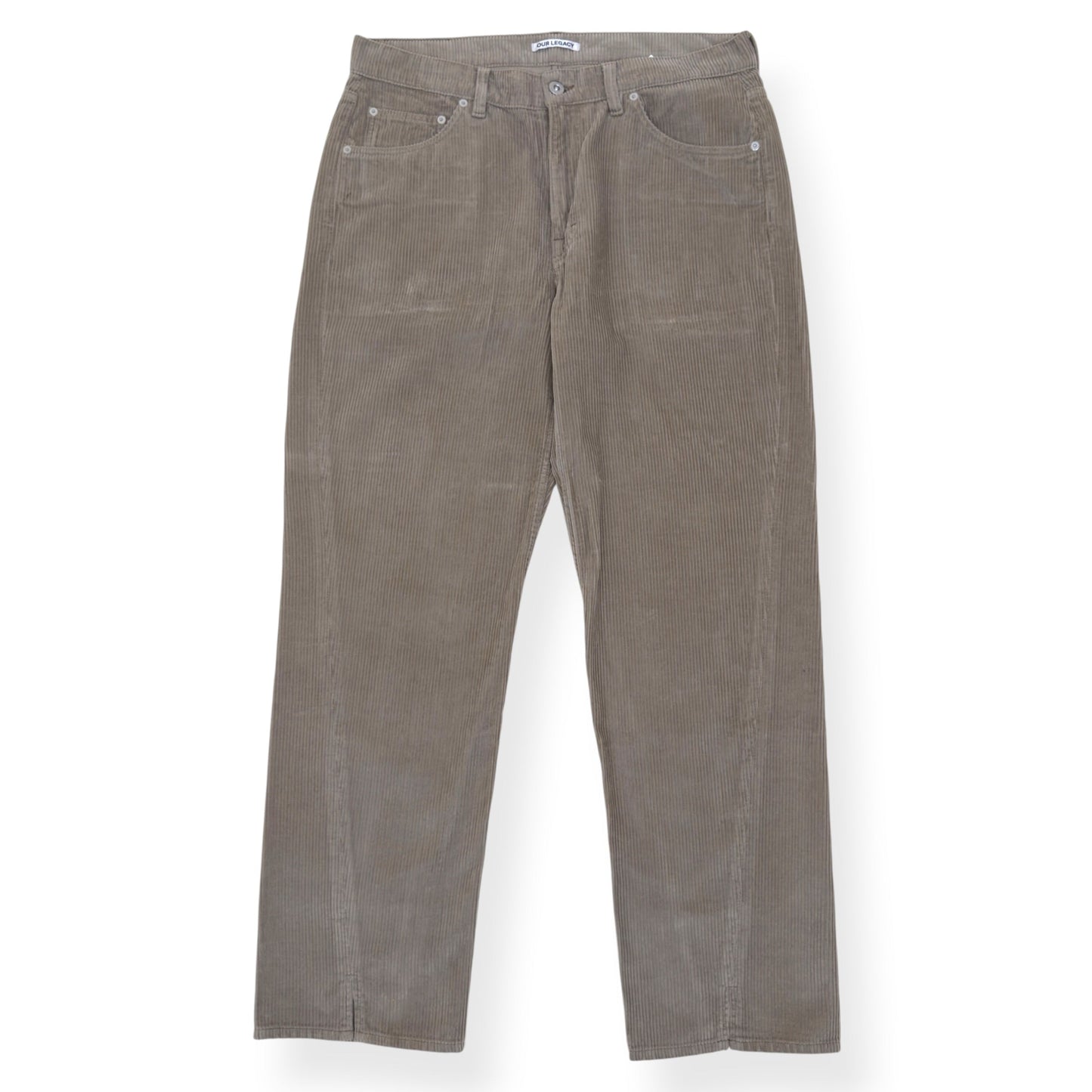 OUR LEGACY SABOT CUT CORDUROY TROUSERS TAUPE 34 / L | Large, Taupe