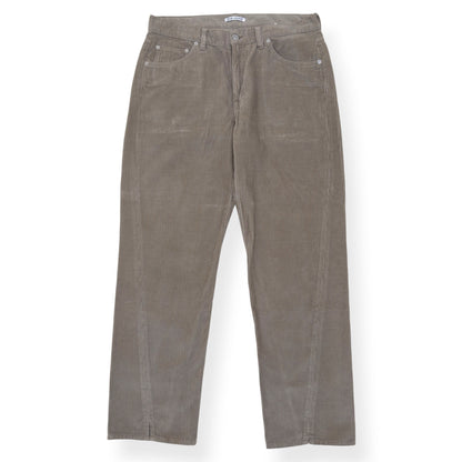 OUR LEGACY SABOT CUT CORDUROY TROUSERS TAUPE 34 / L | Large, Taupe