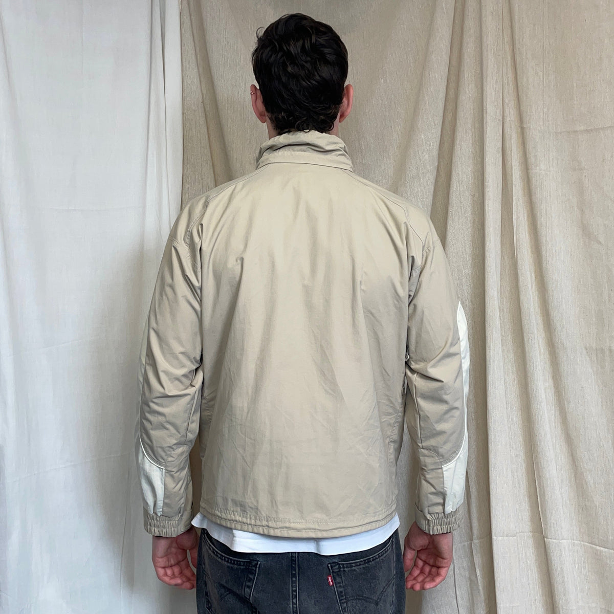 Oakley Software Beige & Cream 00s Multi-Pocket Technical Ski Jacket | Medium, Beige