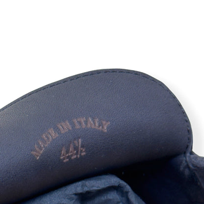 LORO PIANA SUMMER WALK SUEDE LOAFERS NAVY GUM 44.5 / UK10.5 | UK 10.5, Navy