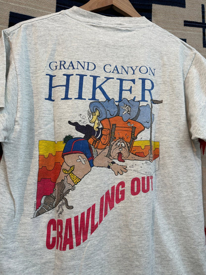 1990s Grand Canyon Hiker T-Shirt - M | Medium, Red