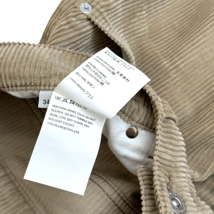 OUR LEGACY SABOT CUT CORDUROY TROUSERS TAUPE 34 / L | Large, Taupe