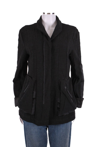 Rundholz wool Jacket Black/Grey S | O/S, Black