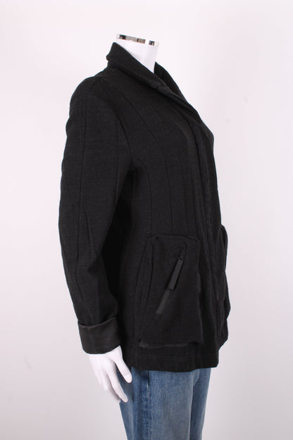 Rundholz wool Jacket Black/Grey S | O/S, Black