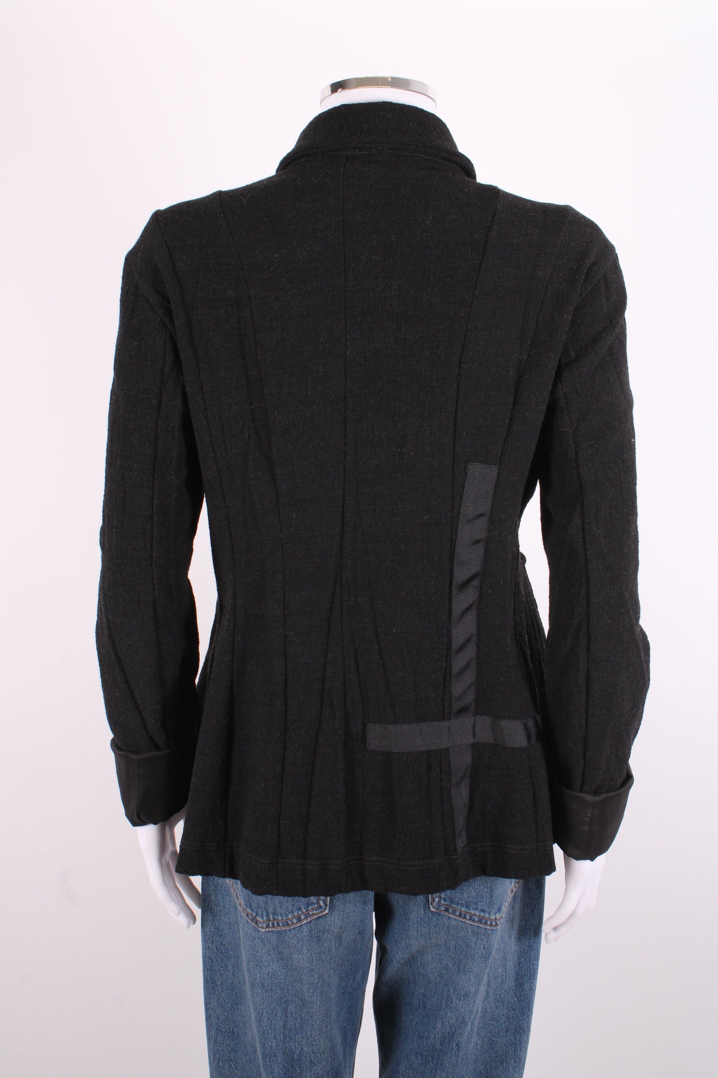 Rundholz wool Jacket Black/Grey S | O/S, Black