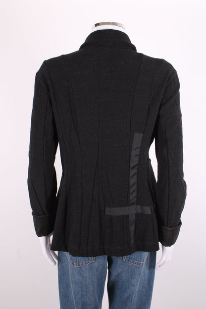 Rundholz wool Jacket Black/Grey S | O/S, Black