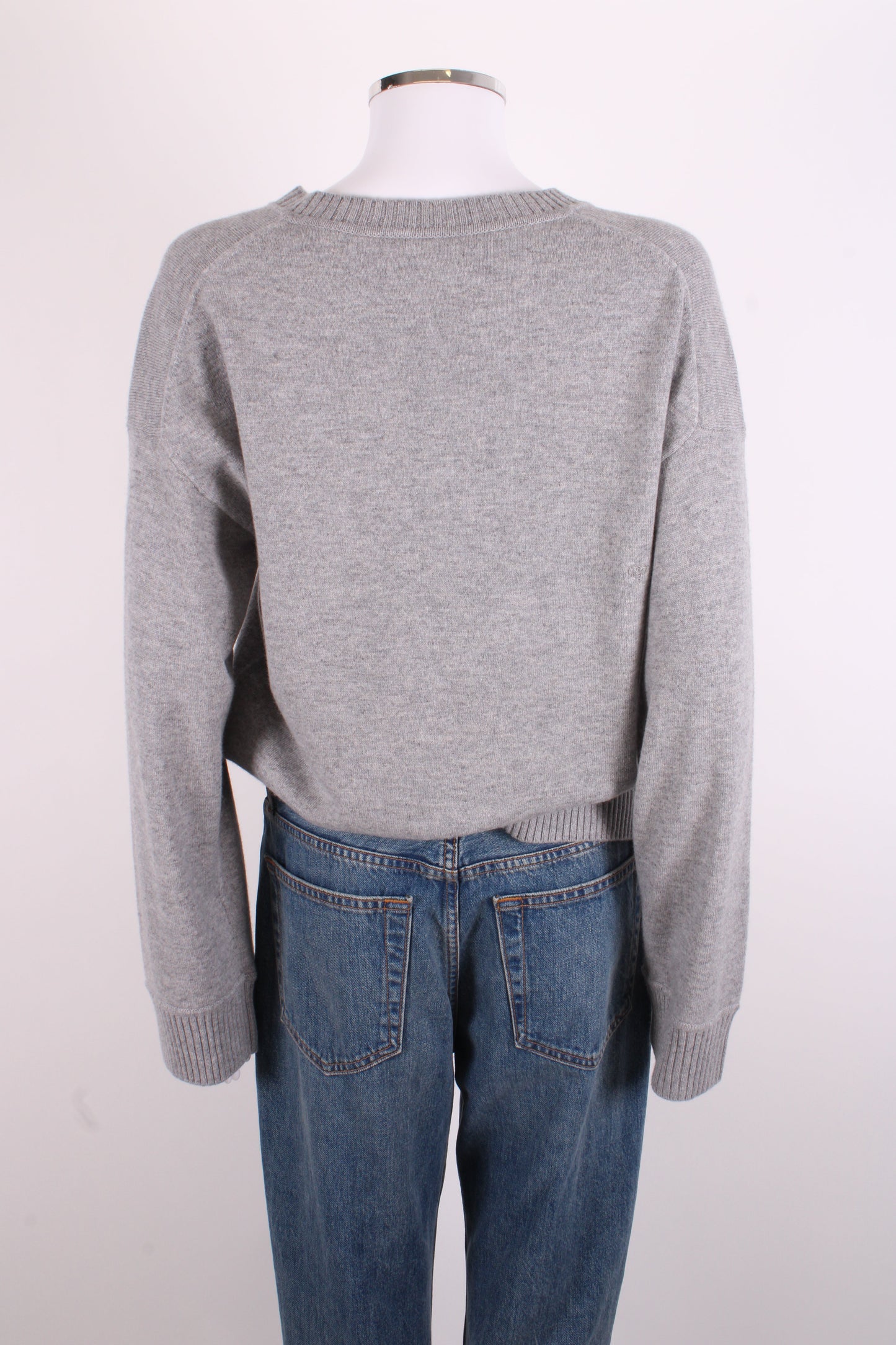 Chinti & Parker L/S Cashmere Jumper Grey M | O/S, Grey