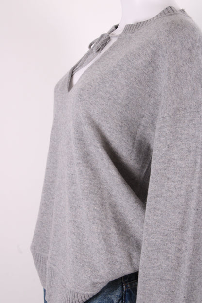 Chinti & Parker L/S Cashmere Jumper Grey M | O/S, Grey