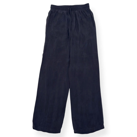 COLE BUXTON CUPRO WIDE LEG TROUSERS BLACK XL | XL, Black
