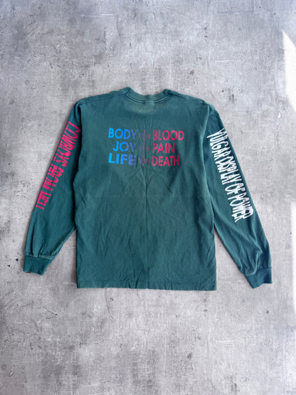 Pantera Cowboys From Hell L/S Tee | Large, Green
