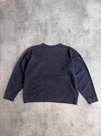 Stussy Washed Black Rockers Logo Sweatshirt