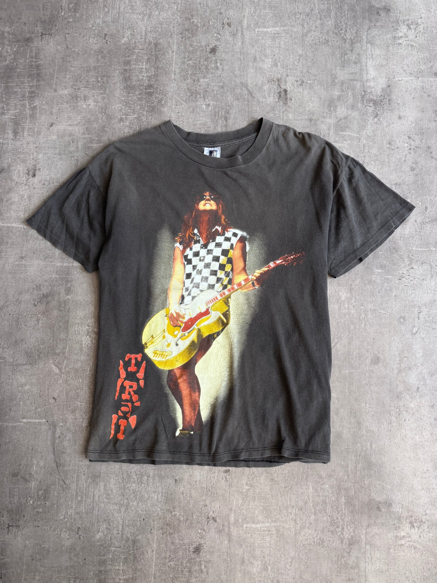 1993 Todd Rundgren Washed Grey Single Stitch Graphic Tee