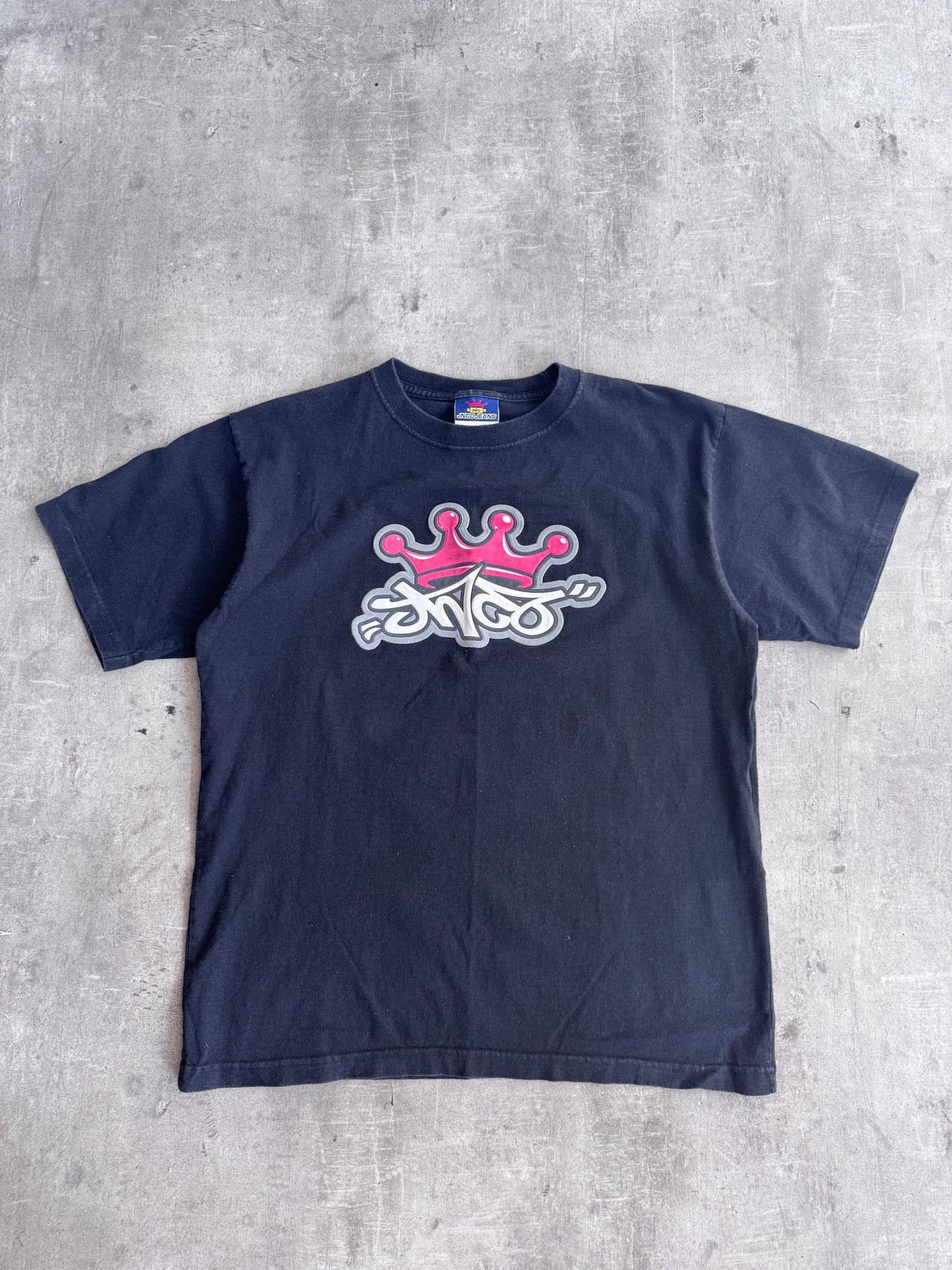 Vintage JNCO Jeans Graphic Tee | Large, Multicoloured
